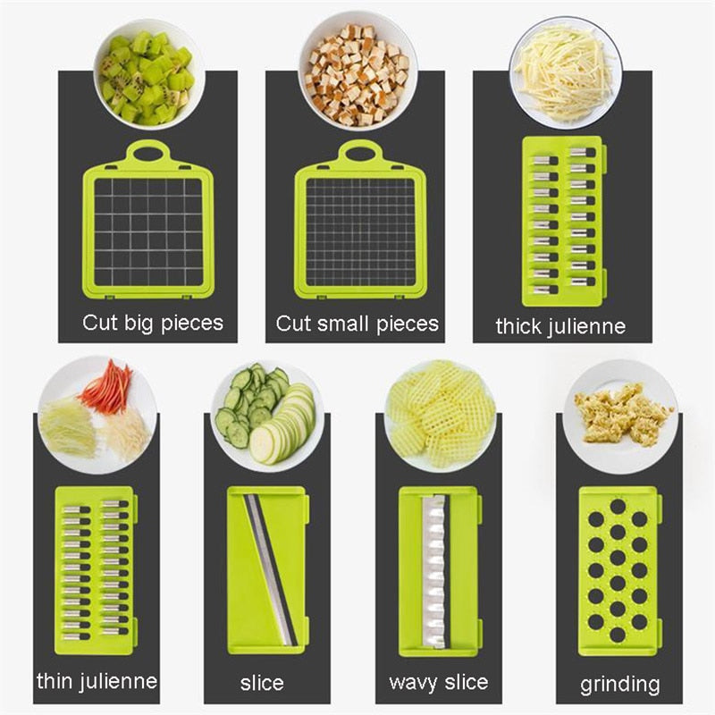 The Ultimate Multi-Functional Food Chopper 16 Different Functions