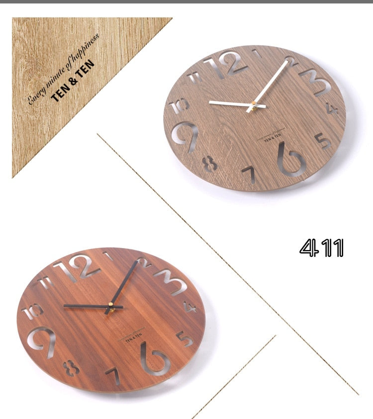 Nordic 3D Wall Clock