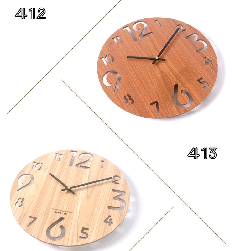 Nordic 3D Wall Clock